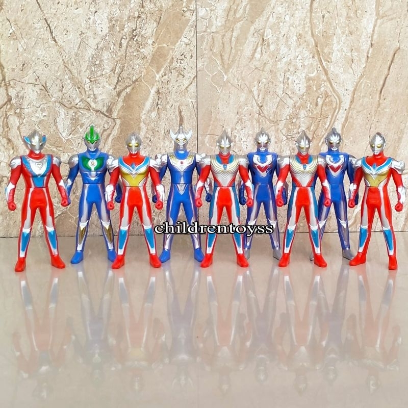 Mainan robot Ultraman 9pcs / Mainan robot Ultraman set