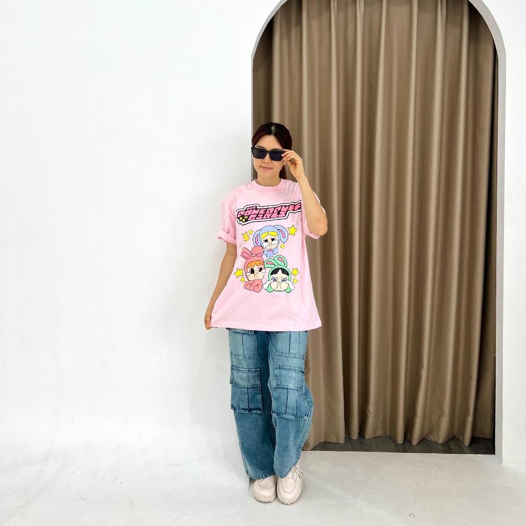 PAKAIAN WANITA QCUMBER TEE - powerpuff girls