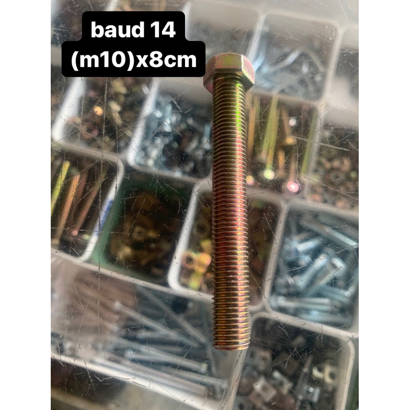 Baut 14  panjang M10x8cm | Baud 14 8cm panjang