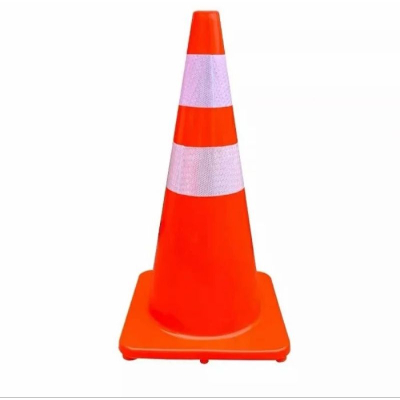 Safety Cone / Trafic Cone / Kerucut Full Orange 70cm