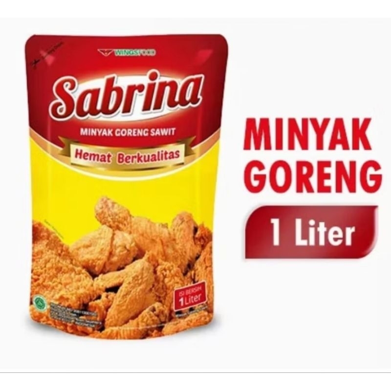 

Minyak goreng sabrina 1 L