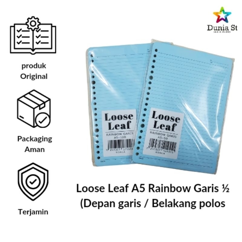 

Loose leaf rainbow 2 sisi /Loose leaf rainbow mix /Loose leaf rainbow 2 sisi