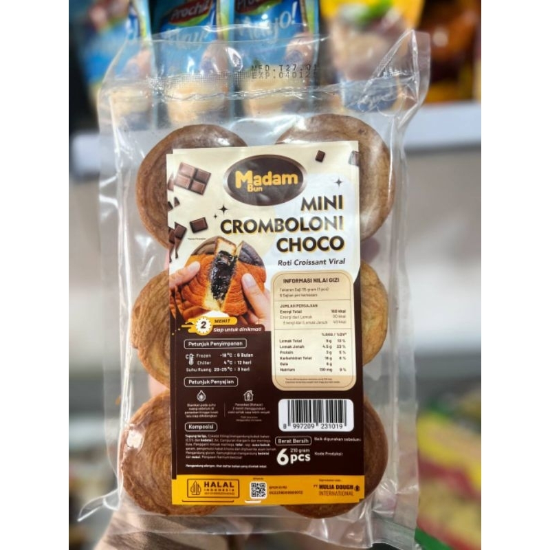 

Madam bun Cromboloni coklat/butter Isi 6 pekanbaru#crombolinipkuviral