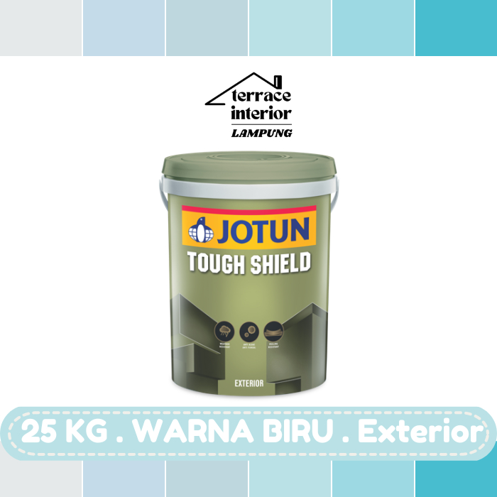 Cat Tembok Tough Shield Jotun warna Biru 25 kg