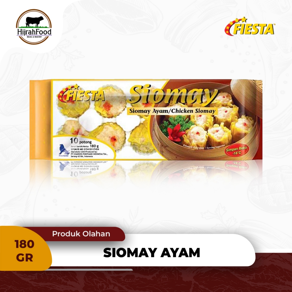 

Fiesta Siomay Ayam 180 gr Chicken Siomay 10 Potong