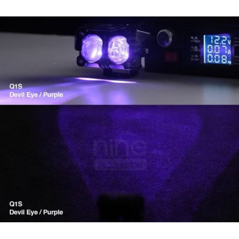 Lampu Laser Q1S Luminos/Uximos Nine +Devil Senja Pasti Promo