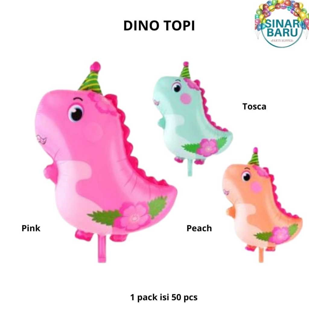 Balon Foil Dino Topi