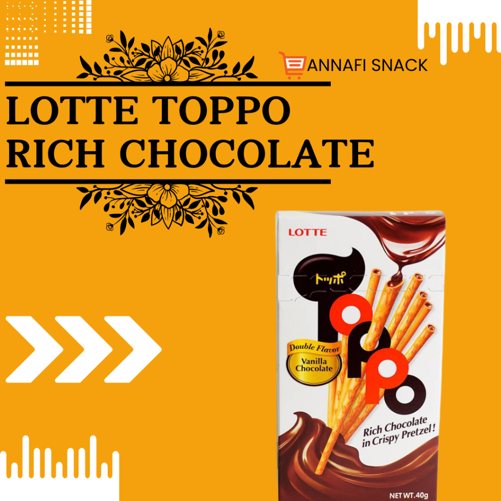 

LOTTE TOPPO RICH CHOCOLATE ISI 12