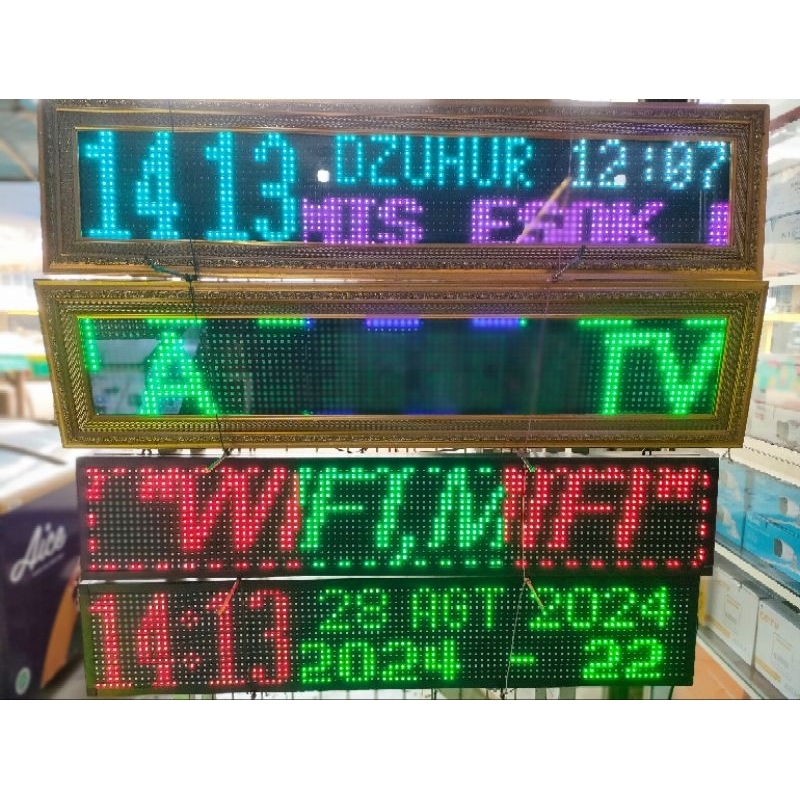 RUNNING TEXS dan JADWAL SHOLAT