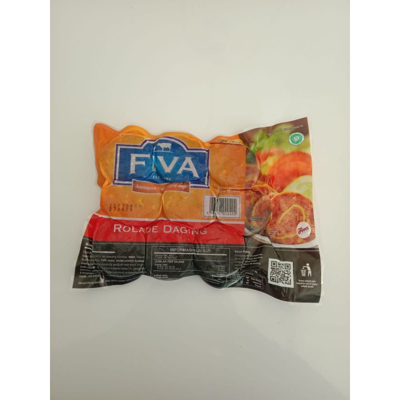 

Fiva Rolade Daging isi 9 butir 250 Gr