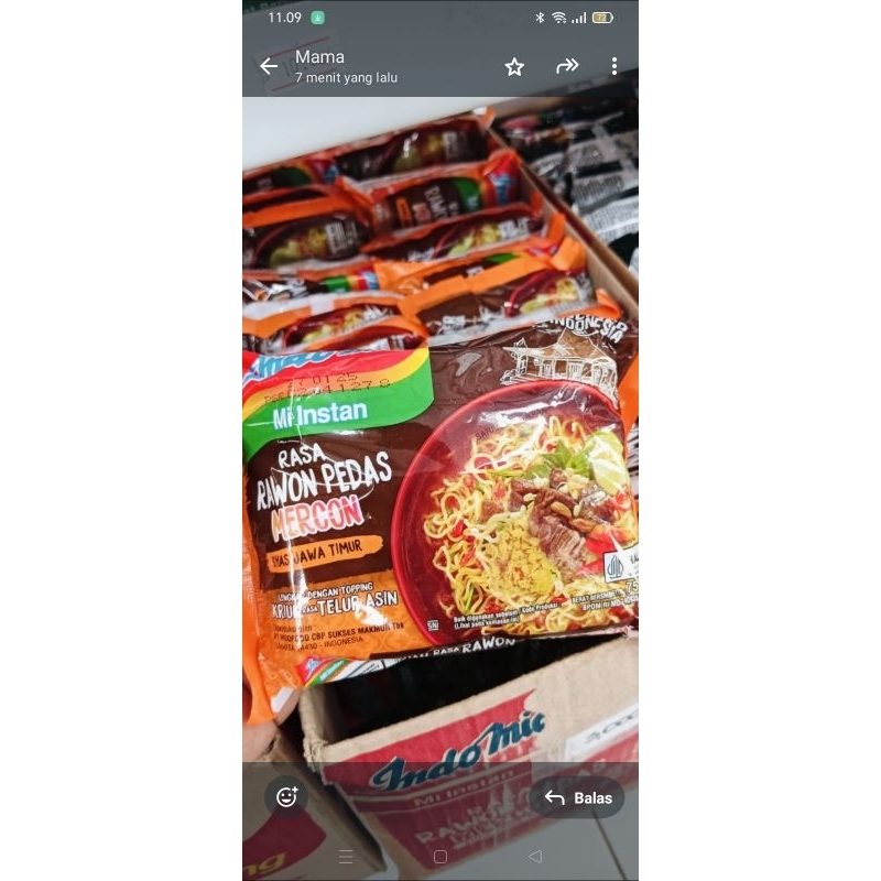 

Indomie rawon pedas mercon