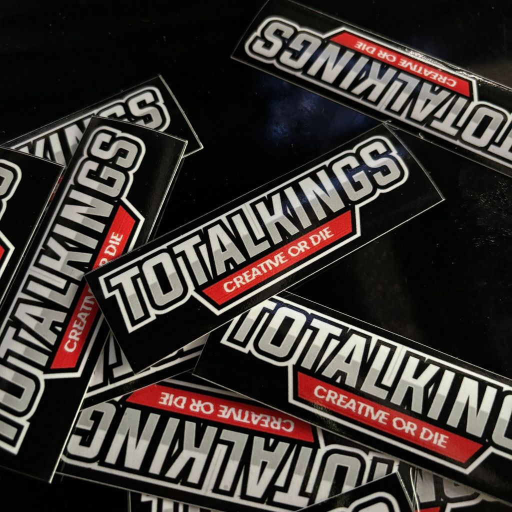 STIKER SETICKER ORIGINAL TOTAL KINGS.