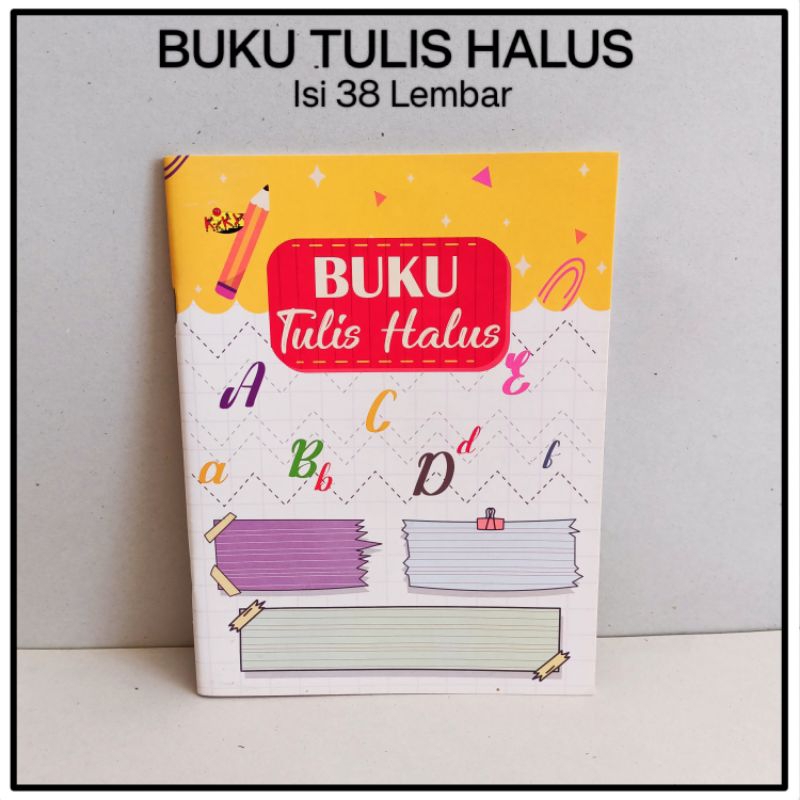 

2 Pcs Buku Tulis Halus Garis 3 Isi 38 Lembar