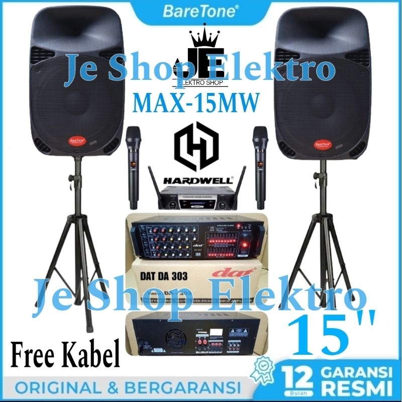 Paket sound system pasif 15 inch baretone outdoor paket sound system BARETONE 15 INCH Lapangan