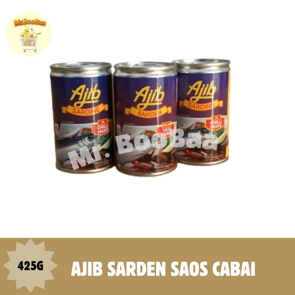 

Ajib Sarden Saus Cabai / Sarden Kaleng Kemasan 425gr & 155gr