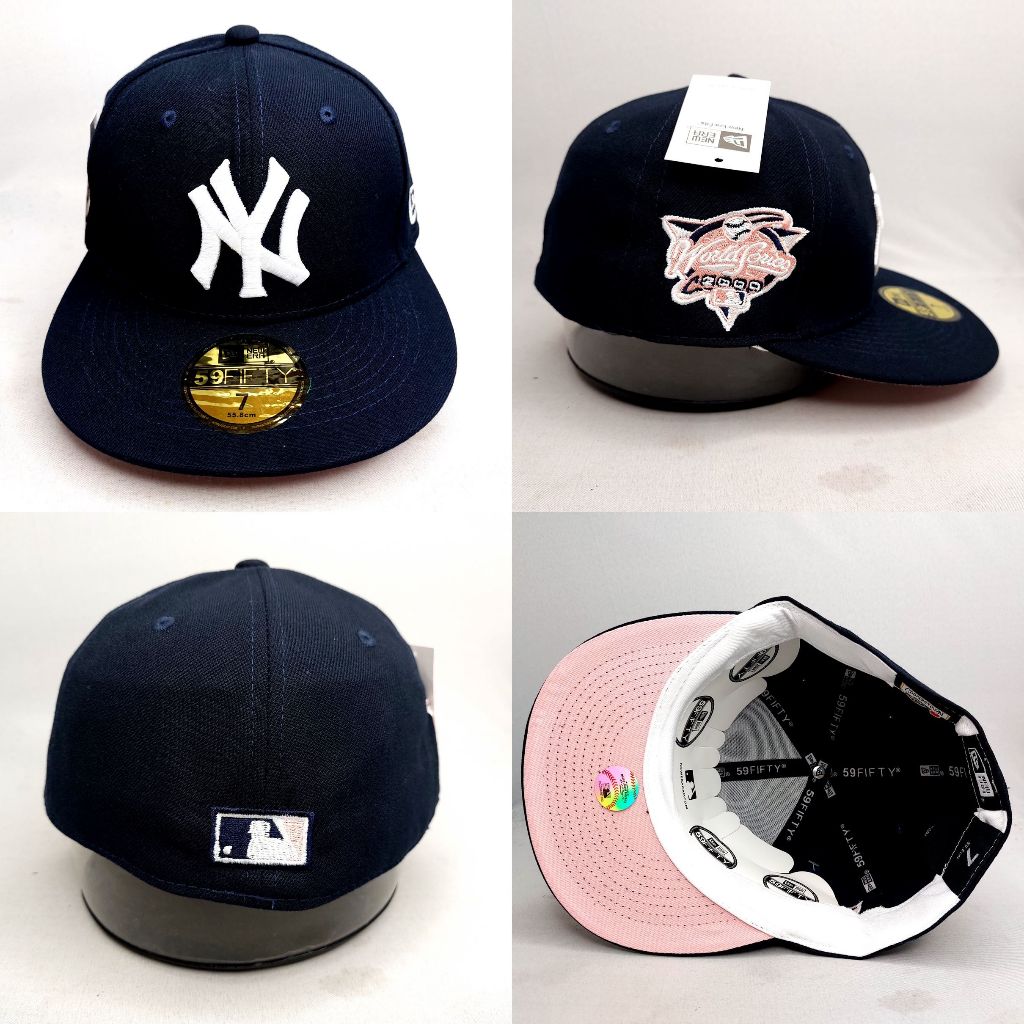 TOPI FITTED NY  WORLD SERIES NAVY