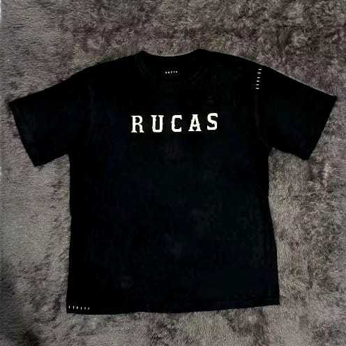 T-shirt Rucas Initial | Kaos Distro Rucas V1 | Tee Rucas