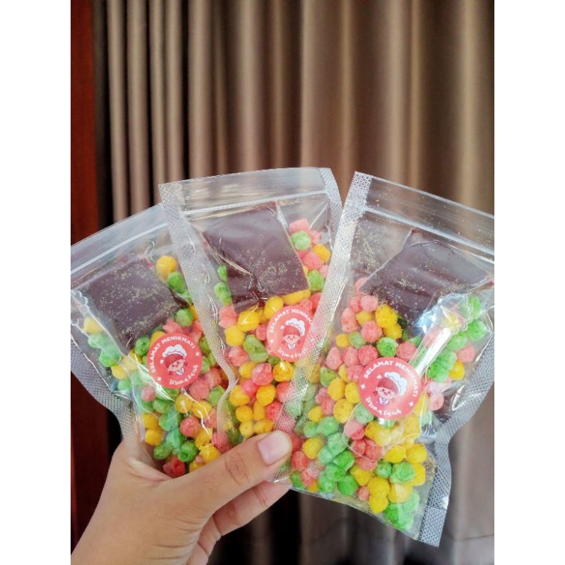 

Nyam Nyam Crispy Rice/Kemasan Pouch/cocok dijual kembali