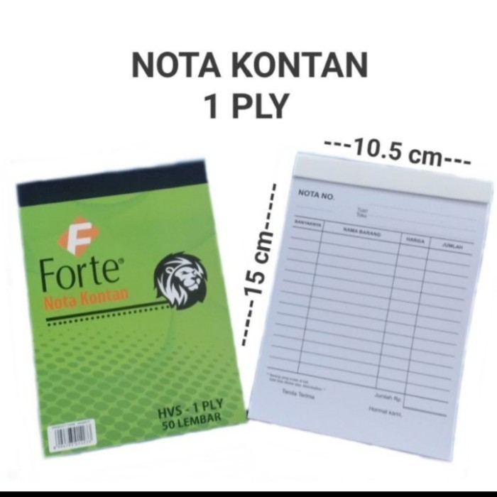 

NOTA KONTAN FORTE HIJAU 1 PLY