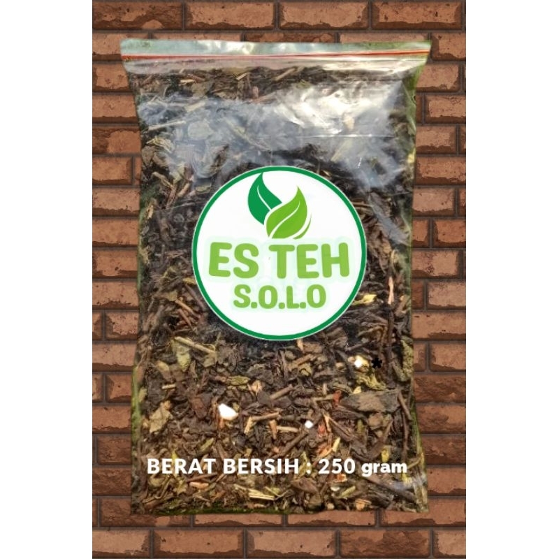 

Racikan Teh solo 250 gram untuk 1 galon