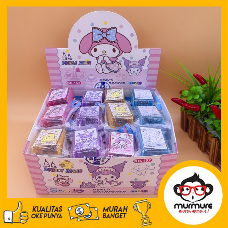 

MURMURE I 1 PCS RAUTAN SANRIO SHARPENER OROTAN SANRIO KUROMI CINNAMOROL MY MELODY