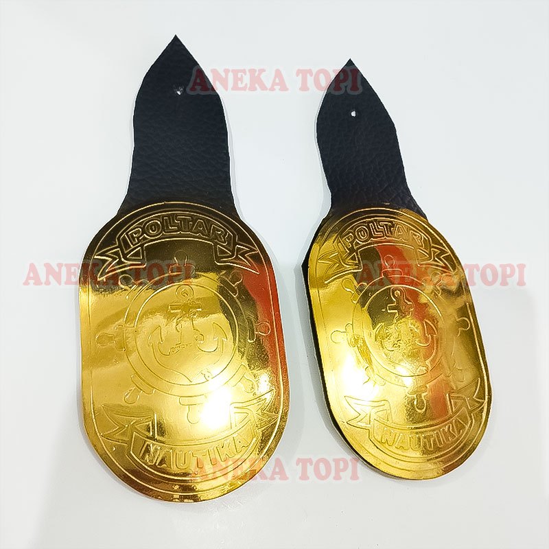 Lencana SPM Pelayaran Pin Emblem Lencana Poltar Nautika Kapal Niaga Logo Jangkar - Aneka Topi