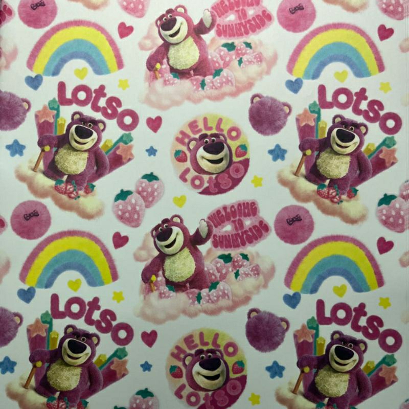 

Kertas Kado Sansan Wawa Motif Lotso - L2