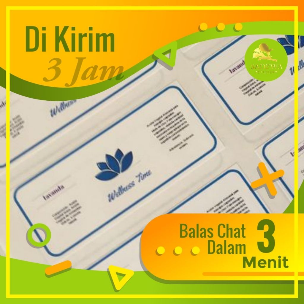 

SPV 5 1-7 Cetak Stiker Logo Olshop Custom Sticker Label Anti Air