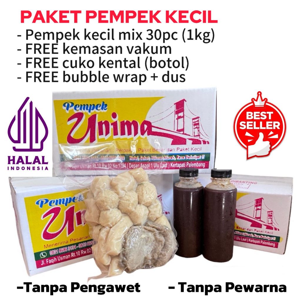 

PEMPEK PALEMBANG ASLI MIX 30pc IKAN KAKAP GABUS TENGGIRI ORI FROZEN FOOD MURAH TERKENAL VAKUM VACUUM