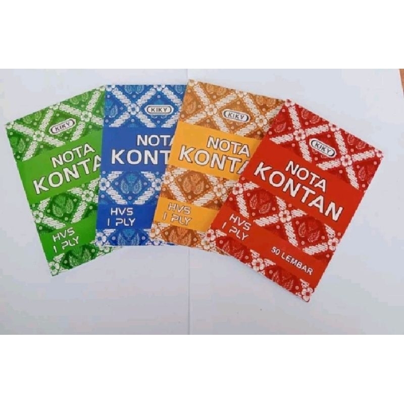 

Buku Nota Kontan 1ply Ukuran Kecil 1 pack isi 10/50 lembar