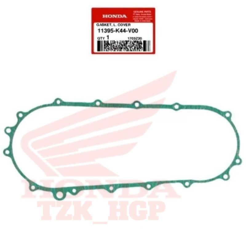 11395-K44-V00 Gasket L cover, paking CVT beat esp Scoopy esp Vario 110 fi esp stater halus original