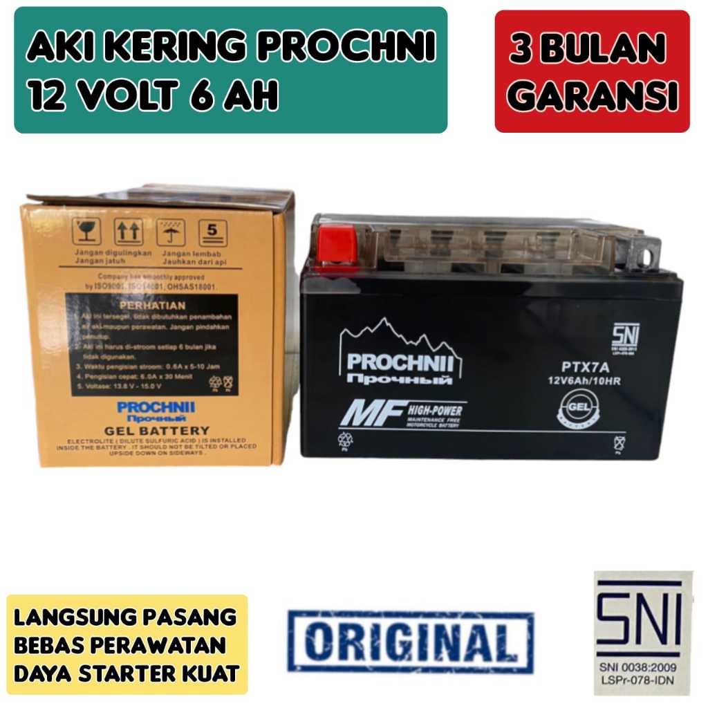 Aki Motor PULSAR NS200/ PIAGIO ZIP 125/150 PROCHNII PTX7A  AKI GEL