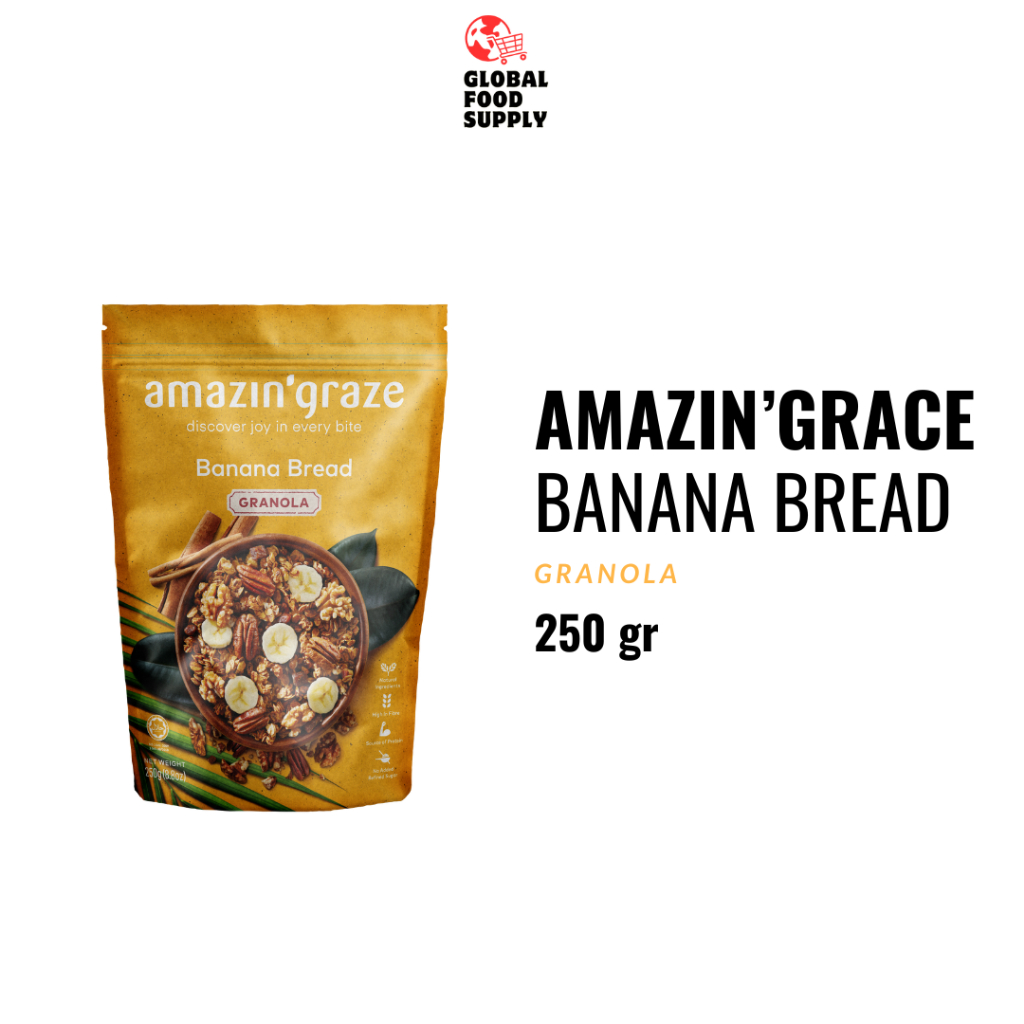 

Amazin'Graze Banana Bread Granola 250 gr