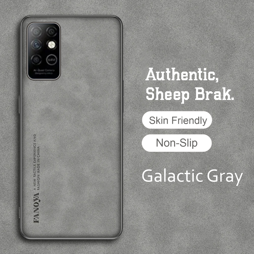 Soft Case Infinix Note 8 Luxury Casing Sheepskin Wool Leather FOR Infinix