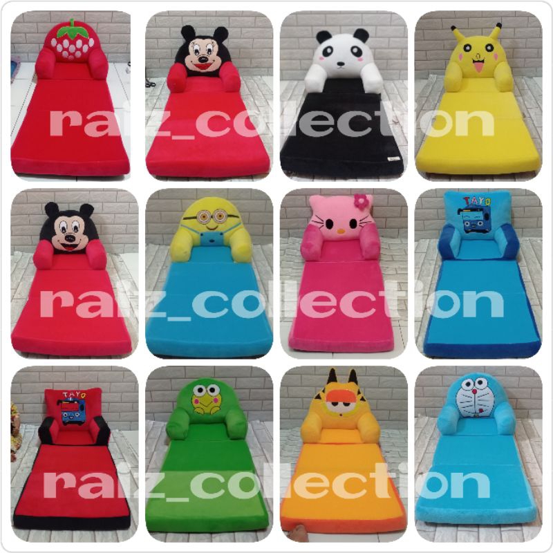 sofa lipat anak 3 lipat/sofa bed anak maksimal 4th