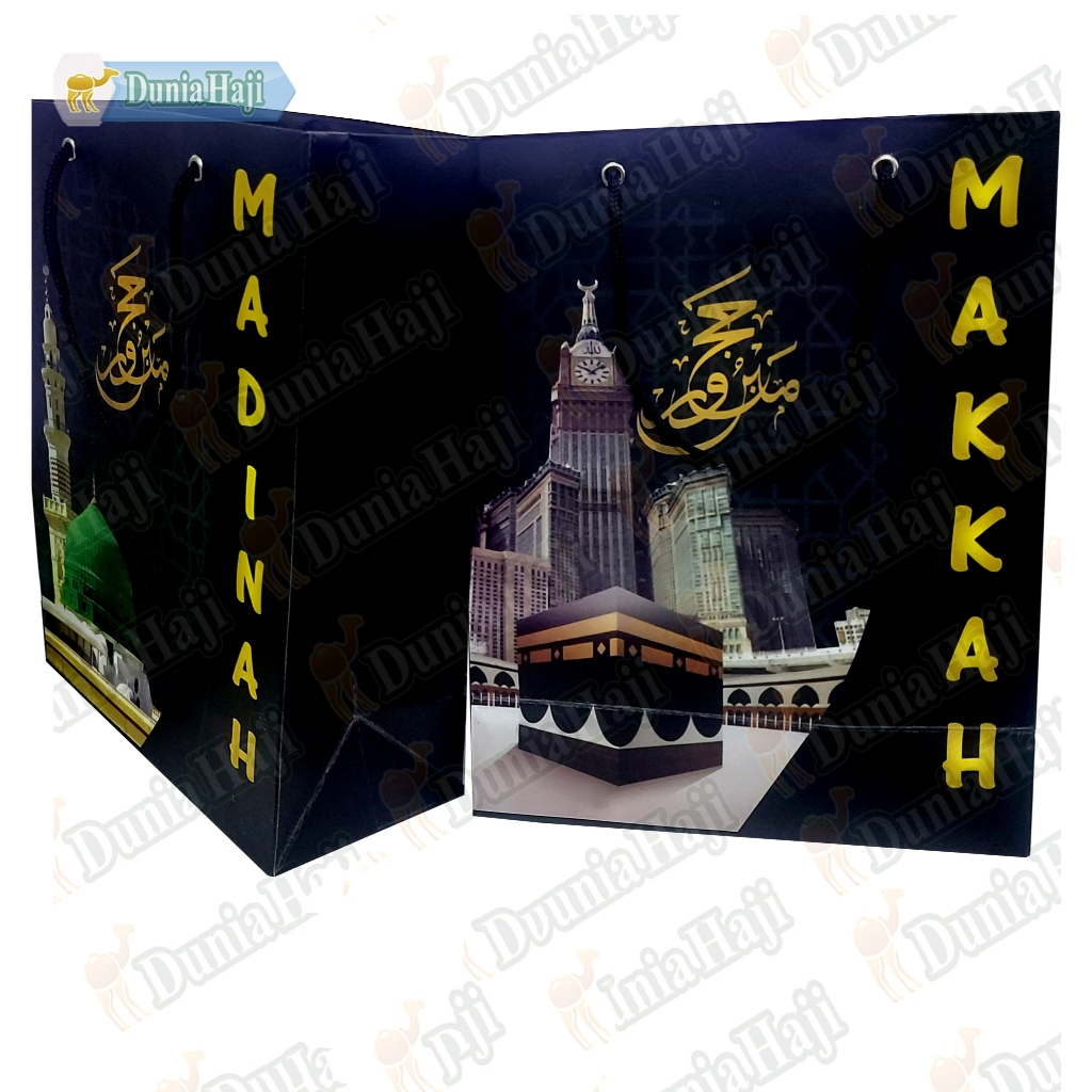 

Tas Paper Bag BahanTebal Ukuran Besar Souvenir Oleh Oleh haji & Umroh / pcs