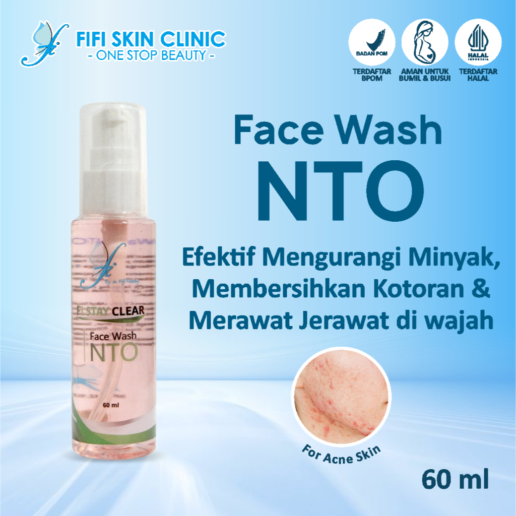 FI FACIAL WASH NTO dr Fifi Festiany FIFI SKIN CLINIC / Sabun Wajah Kuilit Berminyak Jerawat Kusam / 