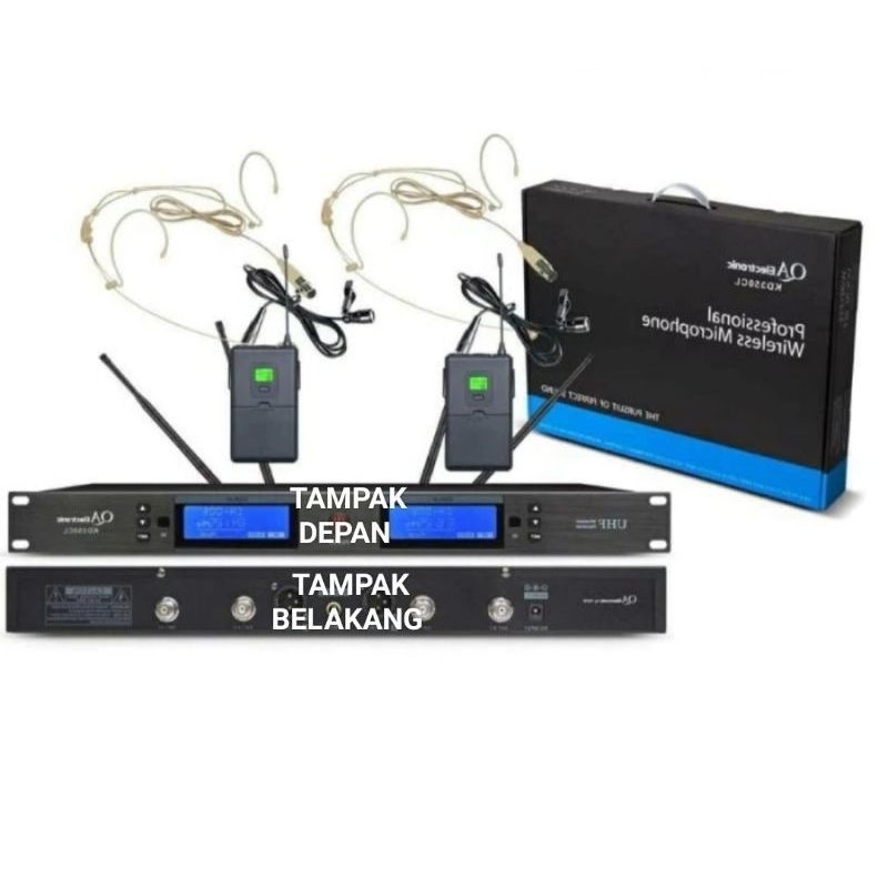 MICROPHONE WIRELESS QA ELECTRONIC HMD KD 350 CL ORIGINAL
