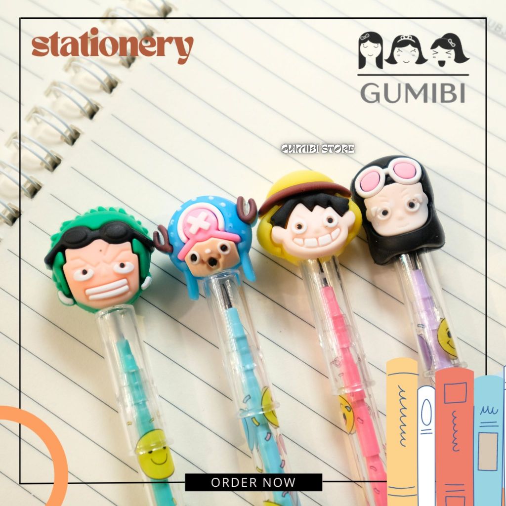 

PENSIL SUSUN ONE PIECE LUCU PENSIL BENSIA PELURU PENSIL 2B MOTIF ONE PIECE SERIES TERMURAH