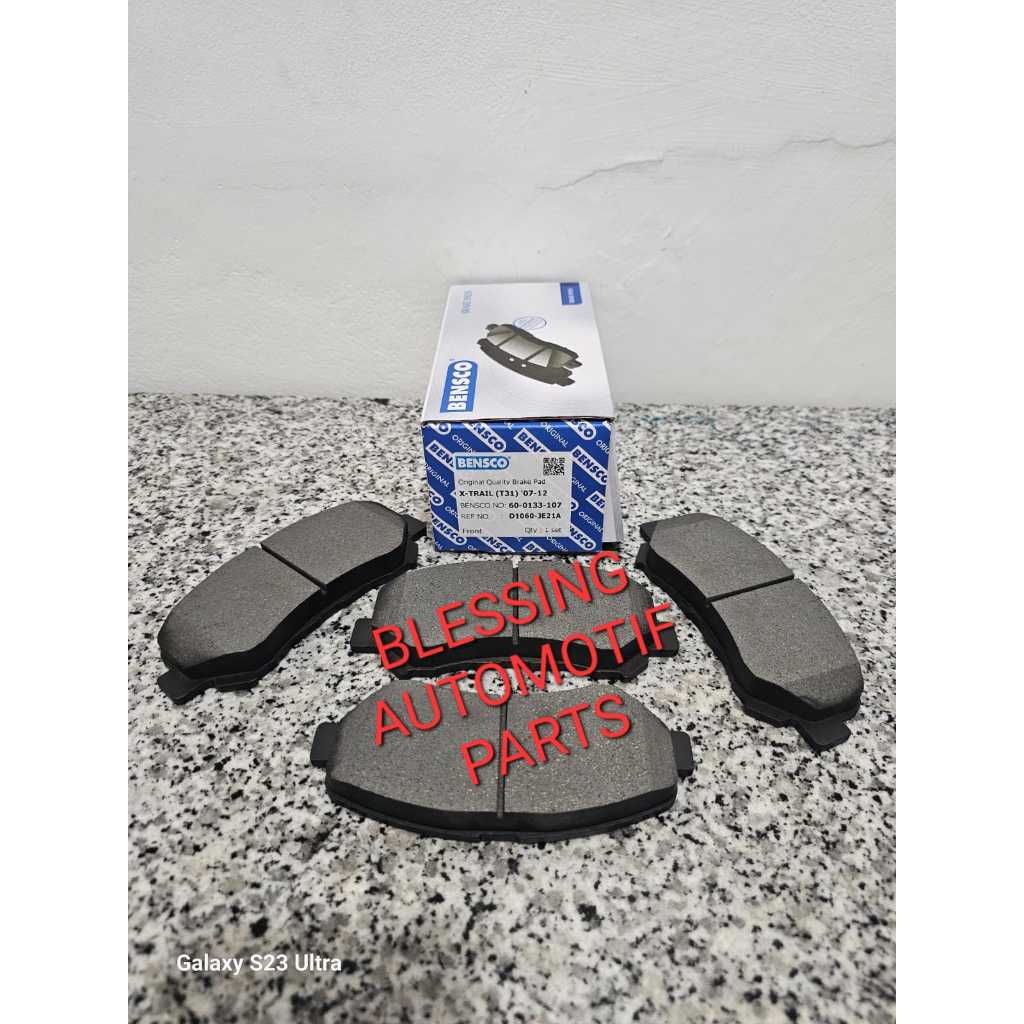 KAMPAS REM DEPAN X-TRAIL XTRAIL T31 2007-2012 KANVAS REM DEPAN XTRAIL T31 BRAKE PAD DEPAN NISSAN XTR