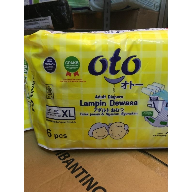 OTO Pampers Dewasa XL isi 6 pcs