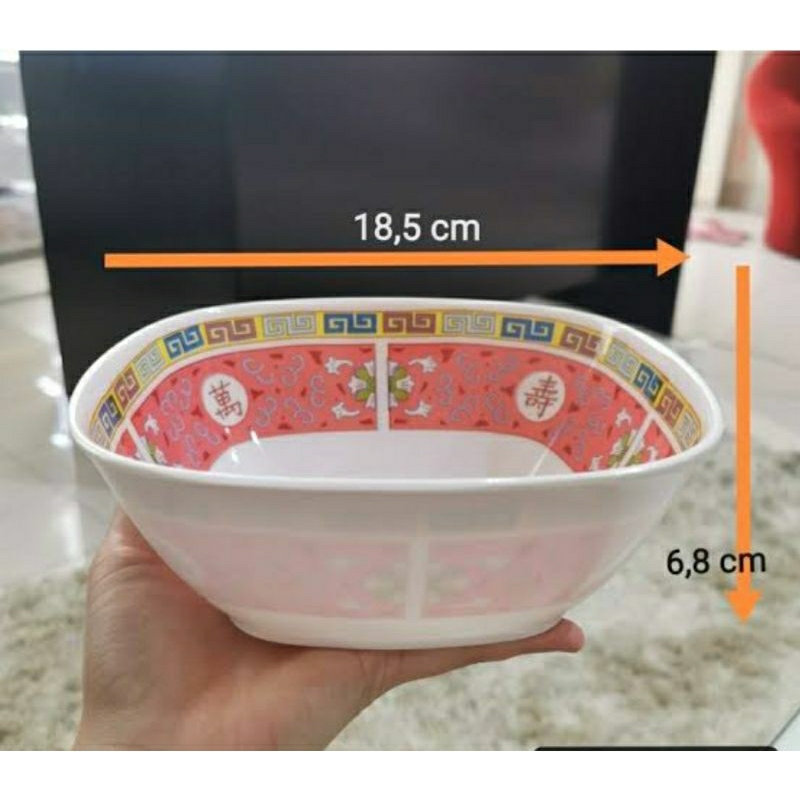 Mangkuk Mangkok Kotak Melamin