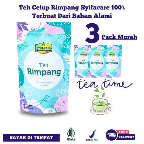 

Teh Celup Rimpang Kemasan Praktis | Melancarkan Haid | Diet 100% Terbuat Dari Bahan Bahan Alami