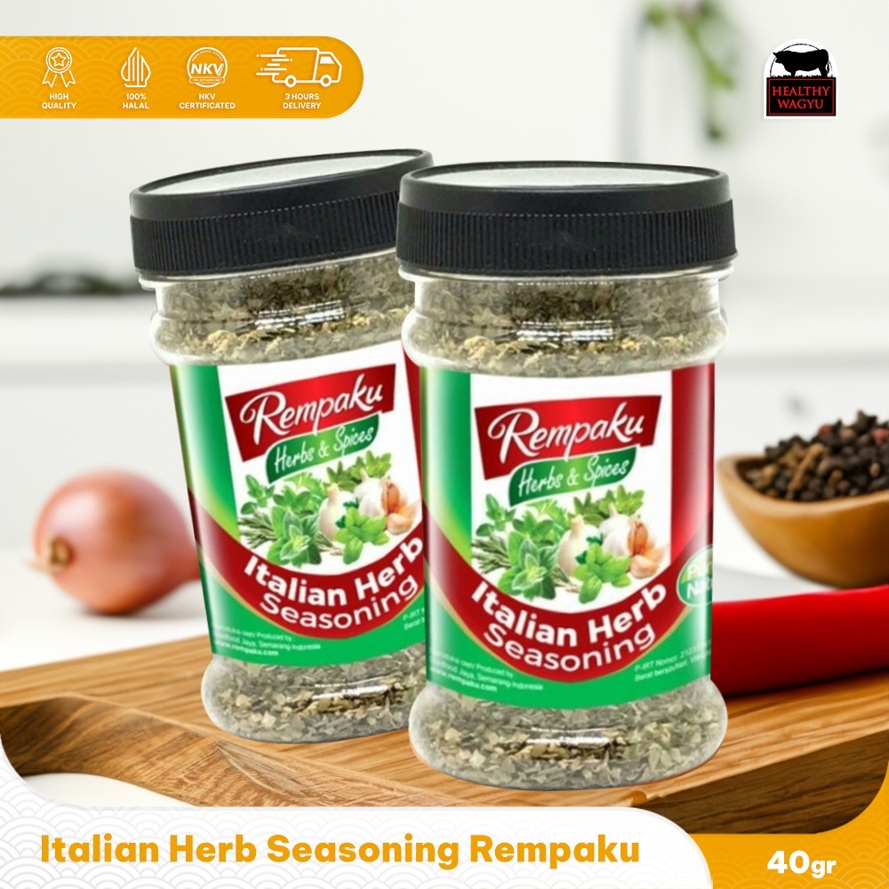 

Italian Herbs Seasoning Bumbu Masakan Italy Rempaku 40gr Healthy Wagyu