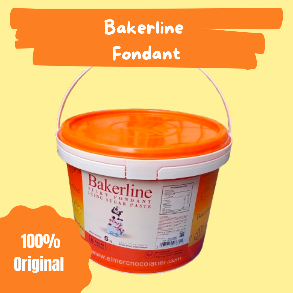 

Bakerline Fondant Kue White Putih Repack 1 kg 500 gram 250 gram 100 gram