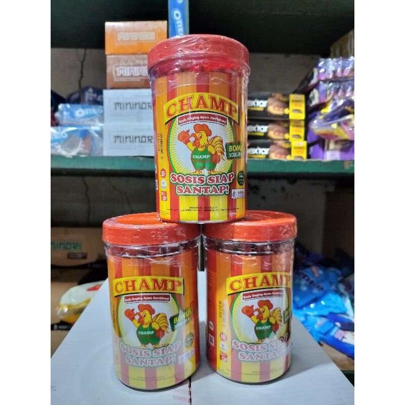 

Sosis Champ Rasa Ayam | 1Toples isi 24Pcs