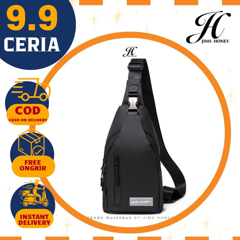 JIMS HONEY WENDY WAISTBAG tas selempang unisex murah waist bag import cewek cowok casual fashion