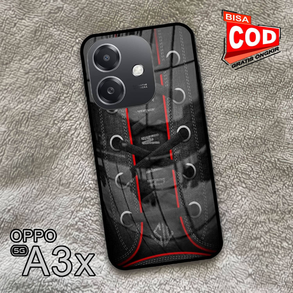Softcase Glass Kaca | Case Kaca | Casing Kaca | OPPO A3X [S97]