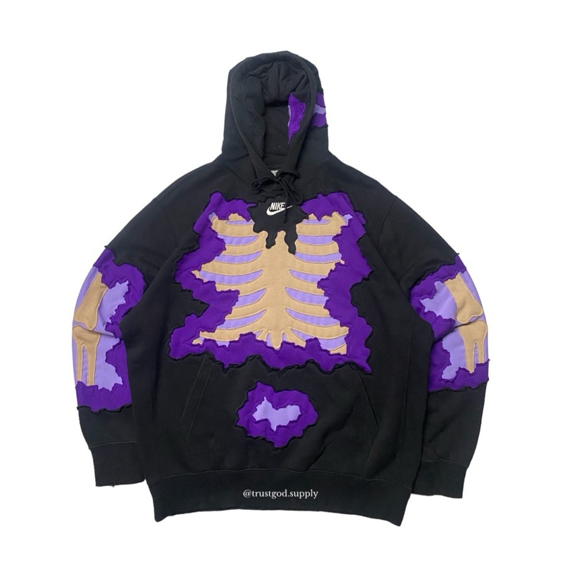 REWORKED NIKE SKELETON HOODIE