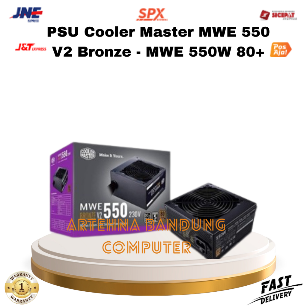 PSU Cooler Master MWE 550 V2 Bronze - MWE 550W 80+